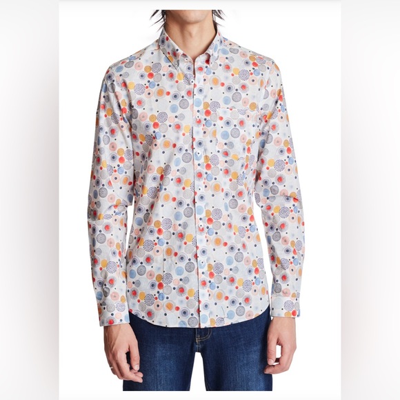 New w/tags XL,versatile shirt w/buttondown collar.100% cotton,slim fit - Picture 1 of 4